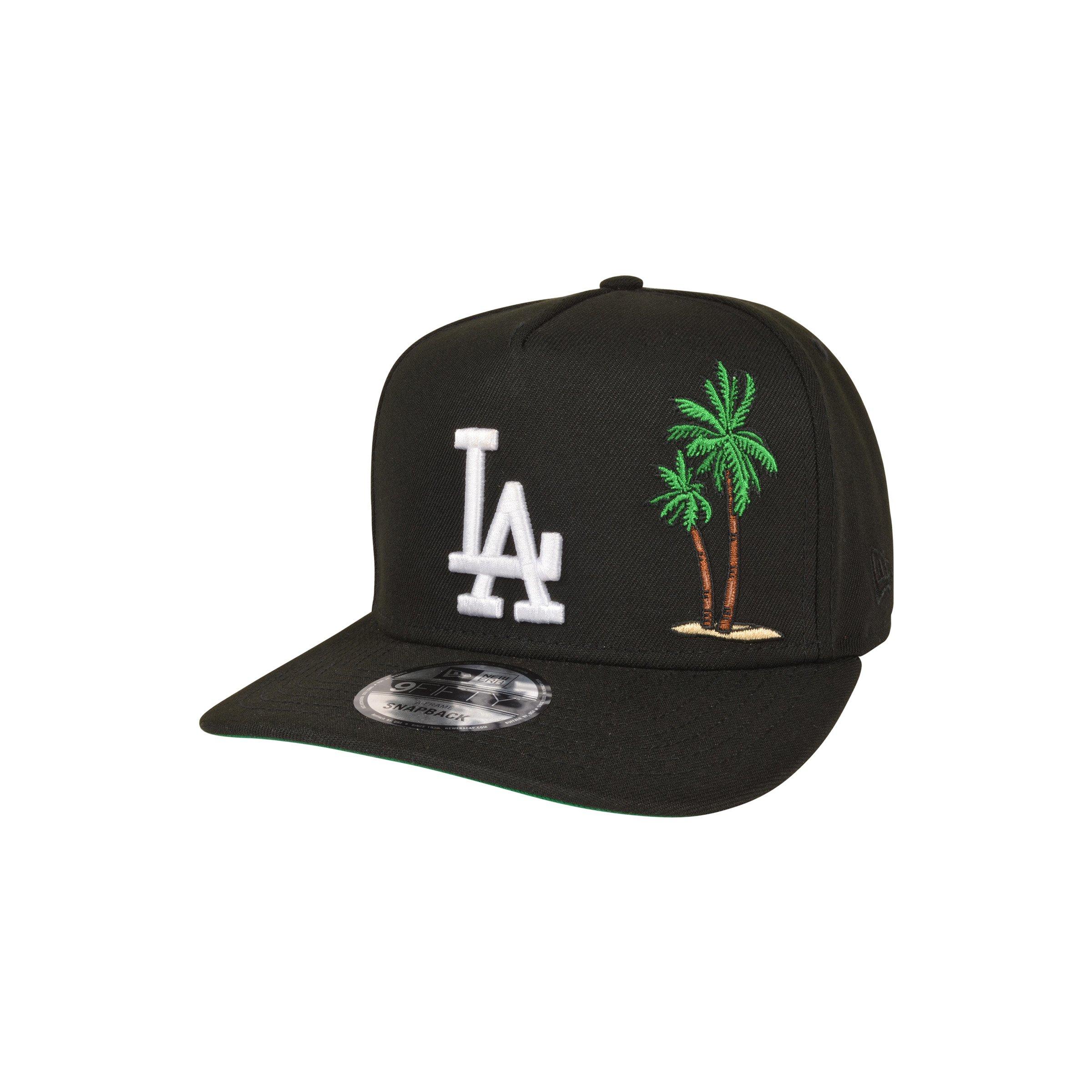 New Era Los Angeles Dodgers 9FIFTY Palm Tree Snapback Hat - Black - BLACK